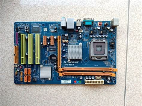 Jual Motherboard Intel LGA 775 DDR3 BIOSTAR P43 Kondisi Rusak Kipas