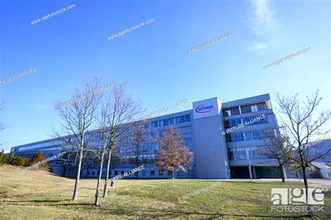 16 February 2023, Saxony, Dresden: View of the Infineon company ...