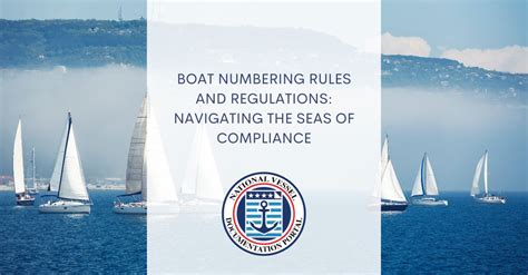 Boat Numbering Rules And Regulations Vessel Documentation Online