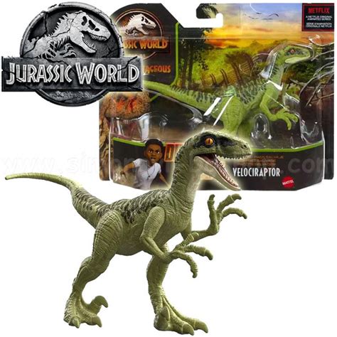 Фигурка динозавра Велоцираптор Jurassic World Velociraptor Dino Escape