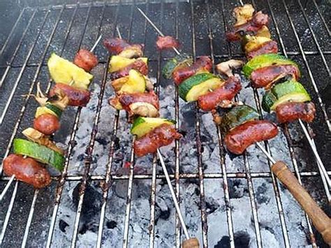 Recette De Brochettes De Merguez Et Courgettes