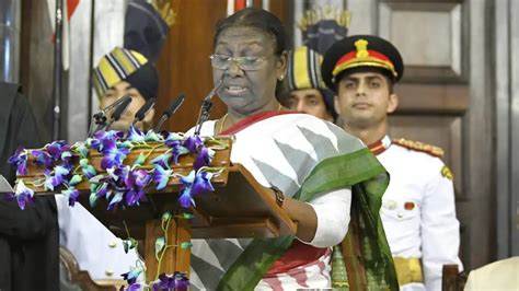 Draupadi Murmu Becomes 15th President Of The Republic Of India First