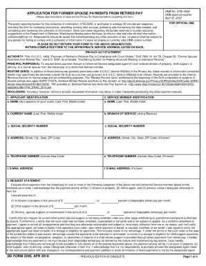 Dd Form Application For Correction Of Military Record Fill