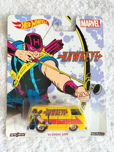 66 Dodge A100 Hawkeye Marvel Hot Wheels Llantas Gomas MercadoLibre