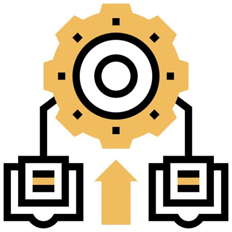 Machine Learning Meticulous Yellow Shadow Icon