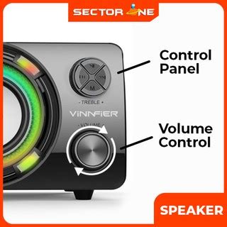 Vinnfier ECCO 3 BTR Bluetooth Speaker And USB Speaker With 7 Color