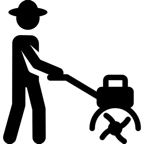 Farmer Pictograms Fill Icon