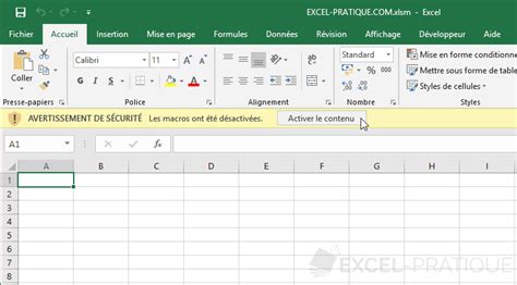 Activer Les Macros Excel