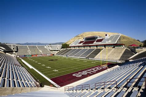 Washington Grizzly Stadium University Of Montana Football University