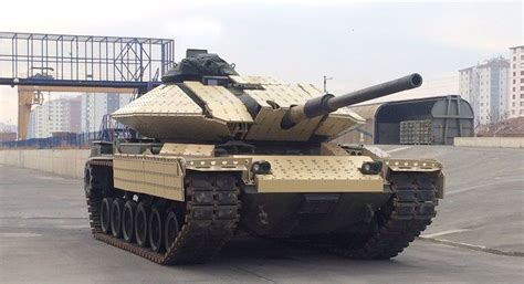 M Roketsan Era Turkish Prototype With Reactive Armor Tank