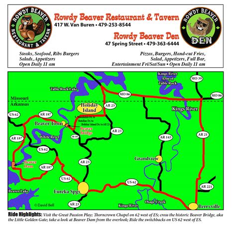 Map Of Motorcycle Routes In Arkansas