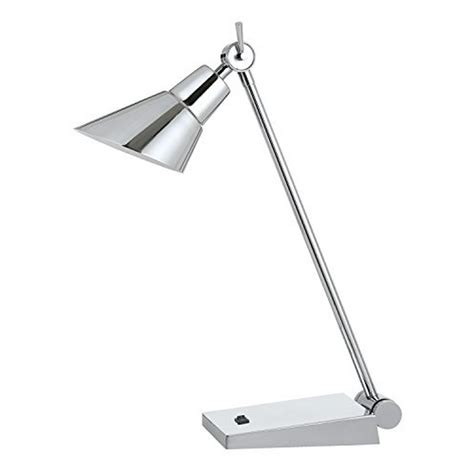 20 Height Metal Desk Lamp In Chrome Colorchromefinishchrome