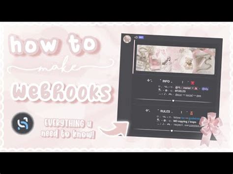 How To Make Webhooks For Your Discord Server Webhook Tutorial With