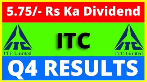 ITC Q4 Results 2021 ITC Q4 Results Itc Share Latest News YouTube