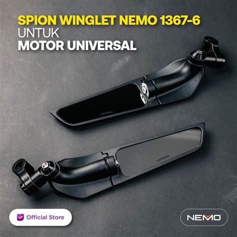 Jual SPION WINGLET NEMO UNIVERSAL NMAX PCX ADV VARIO XMAX BEAT LEXI