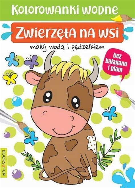 KOLOROWANKI WODNE ZWIERZĘTA NA WSI 13995044300 Książka Allegro