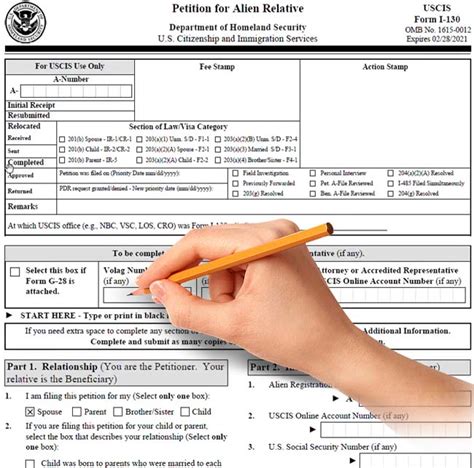 How To Fill Out Form I 130 Step By Step