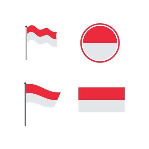 Indonesio Bandera Vector Icono Ilustraci N Vector En Vecteezy