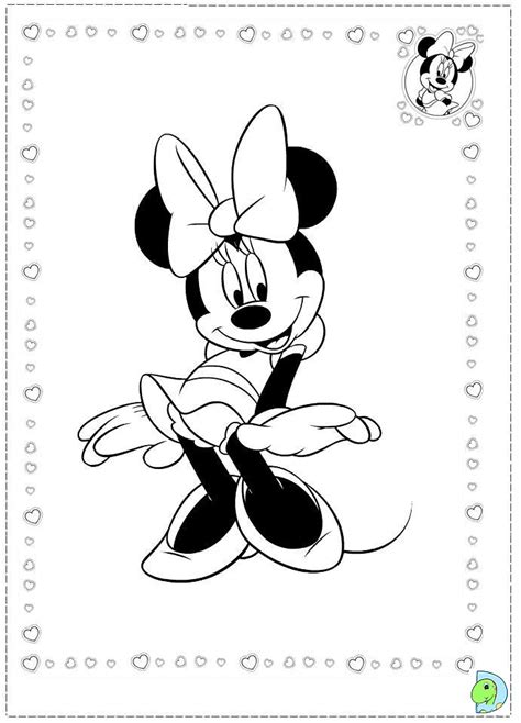 Minnie Mouse Coloring Page