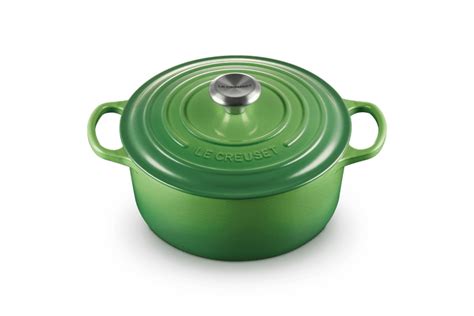 Le Creuset Signature Rund Gryta Cm Liter Bamboo Green