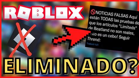 ROBLOX VA A SER ELIMINADO NUEVA ESTAFA EN ROBLOX YouTube