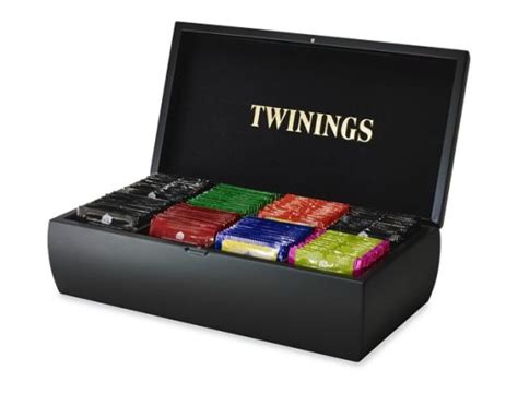 Twinings Dark Wooden 12 Compartment Large Wooden Tea Chest 60 Off