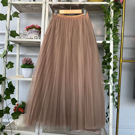 Jual Tutu Pearl Rok Panjang Prisket Tutu Mutiara Skirt Tille Halus