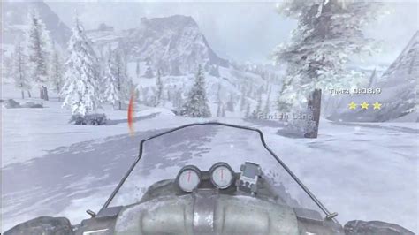 Call Of Duty Modern Warfare 2 Spec Ops Bravo Snowmobile Race 3 Stars Youtube