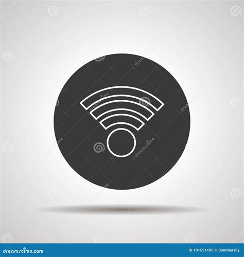 Linear Wifi Modem Icon From Electronic Stuff Fill Outline Collection