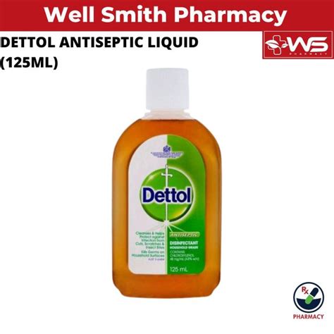 Dettol Antiseptic Liquid 125ml Lazada