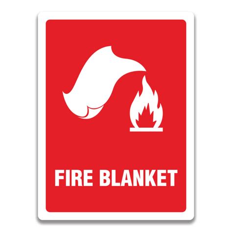 FIRE BLANKET SIGNS Safety Sign And Label