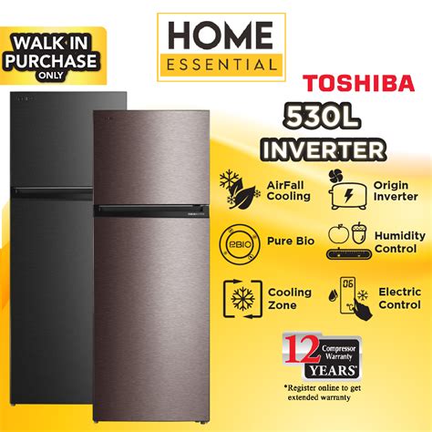 Toshiba L Door Inverter Refrigerator Fridge Gr Rt We Pmy