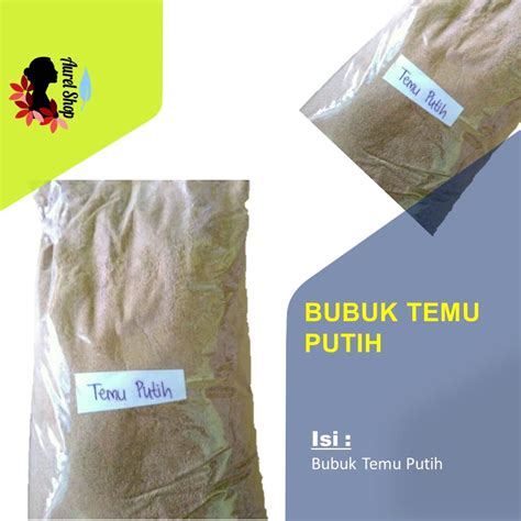 Jual Bubuk Temu Putih Kg Shopee Indonesia