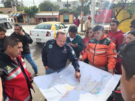 Realiza Protección Civil De Hidalgo Recorrido De Supervisión En La Zona