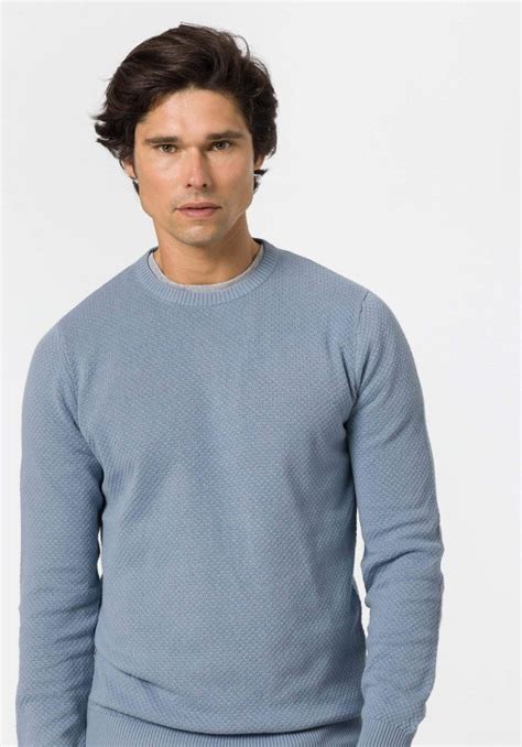 Camisola Azul Claro Decote Redondo Tiffosi Jutina Compre Online