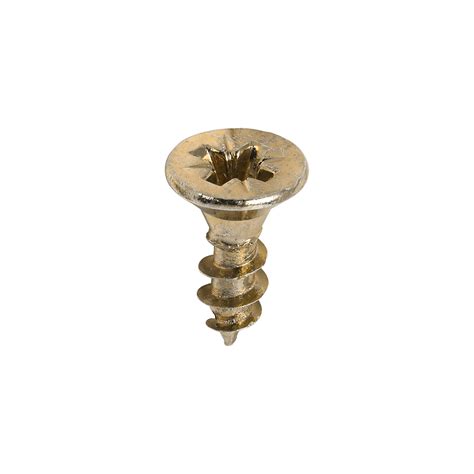 Timco Classic Multi Purpose Screws Pz Double Countersunk Yellow