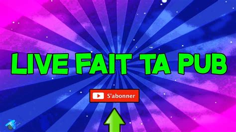 Live J Analyse Vos Chaine Discussion Fait Ta Pub Raid Youtube