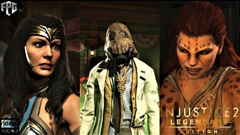 Wonder Woman Vs Scarecrow And Cheetah Injustice 2 Legendary Edition