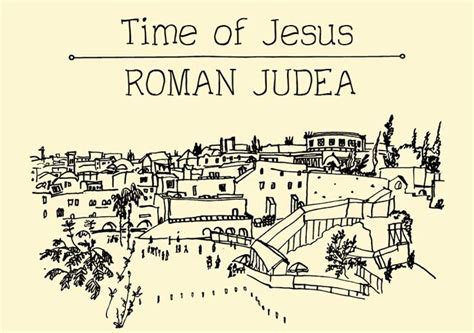 Map of Ancient Roman Judea - Map of Judea at the time of Jesus