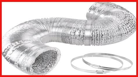 Great Product Ipower Glduct4x8c 4 Inch 8 Feet Non Insulated Flex Air Aluminum Foil Ducting