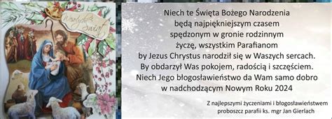 Yczenia Bo Onarodzeniowe Parafia Pw Chrystusa Kr La Wszech Wiata W