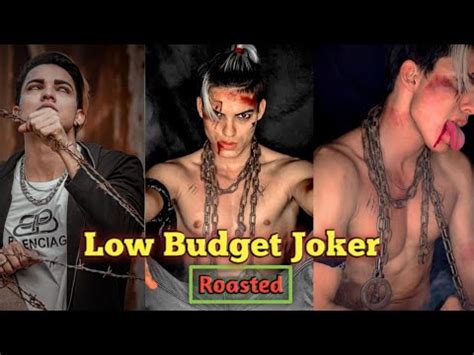 Low Budget Joker All About Joker Exposed Rizxtarr Roasted Tiktok