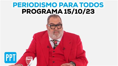 Periodismo Para Todos Programa La Caja De Pandora De La