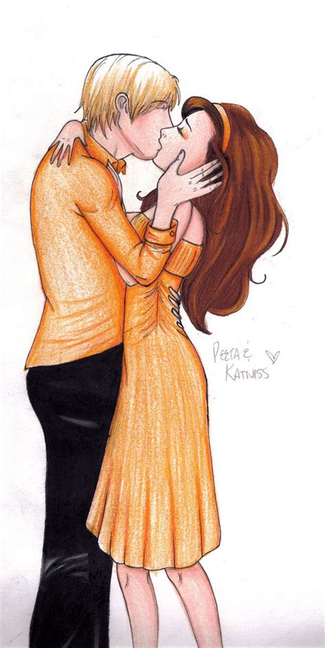 Katniss And Peeta Fan Art Love