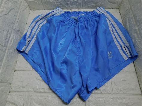 Adidas Shorts Nylon Sprinter Shiny Shorts Glanz Trousers 179 Vintage 70