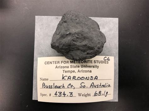 Karoonda – Buseck Center for Meteorite Studies