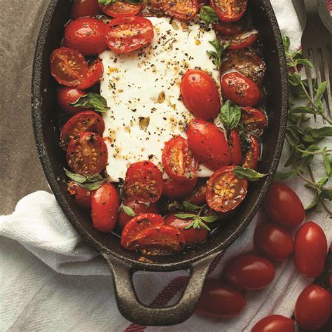 Baked Tomato And Feta Recipe Drkerichiappino