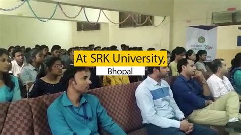 Mp Mygov Eyuva Programme At Srk University Bhopal Madhya Pradesh