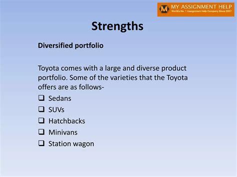 Toyota SWOT Analysis PPT PPT