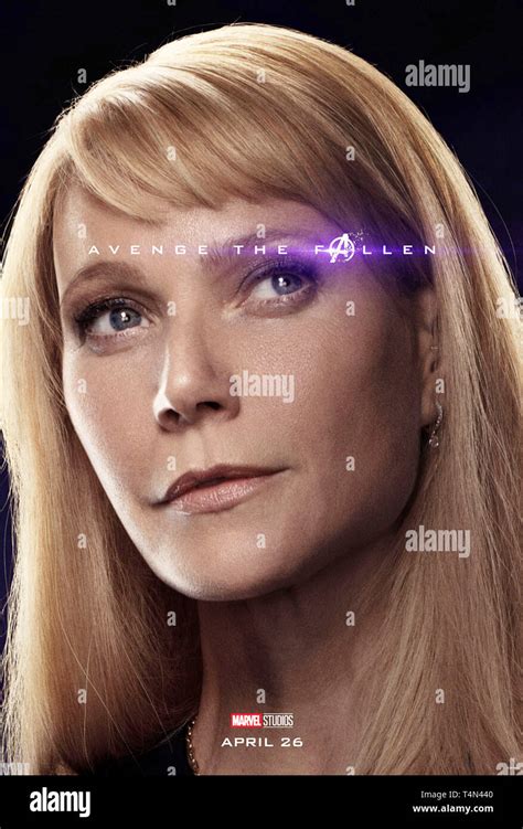 Avengers Endgame Aka Avengers 4 Us Character Poster Gwyneth